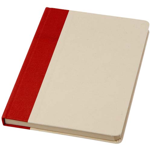 Blocco note A5 con copertina rigida ecologica - fogli a righe