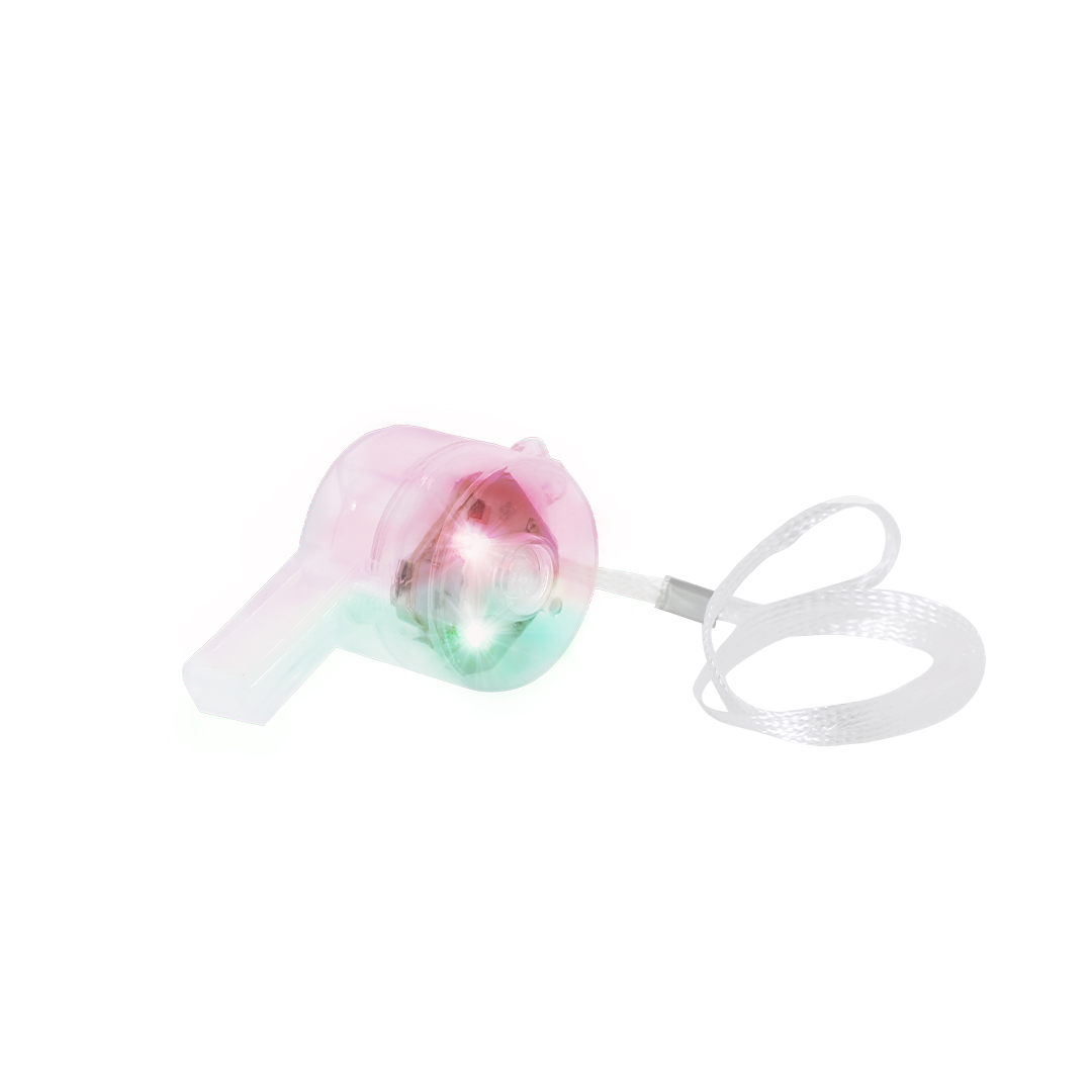 Fischietto luminoso personalizzabile con logo con LED multicolore