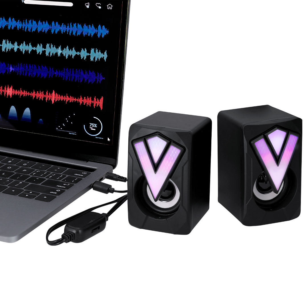 Altoparlanti per gamer personalizzabili con logo