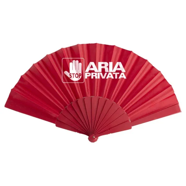 Ventagli Personalizzati Estate 2025 rosso