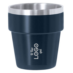 Bicchiere termico in Acciaio Inox Riciclato personalizzabile con logo - da 250 ml