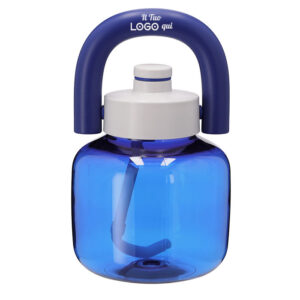 Bottiglia in resistente RPET personalizzabile con logo da 1,8 L