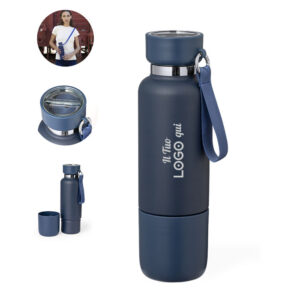 Borraccia termica in acciaio inox con capacità di 550 ml personalizzabile con logo