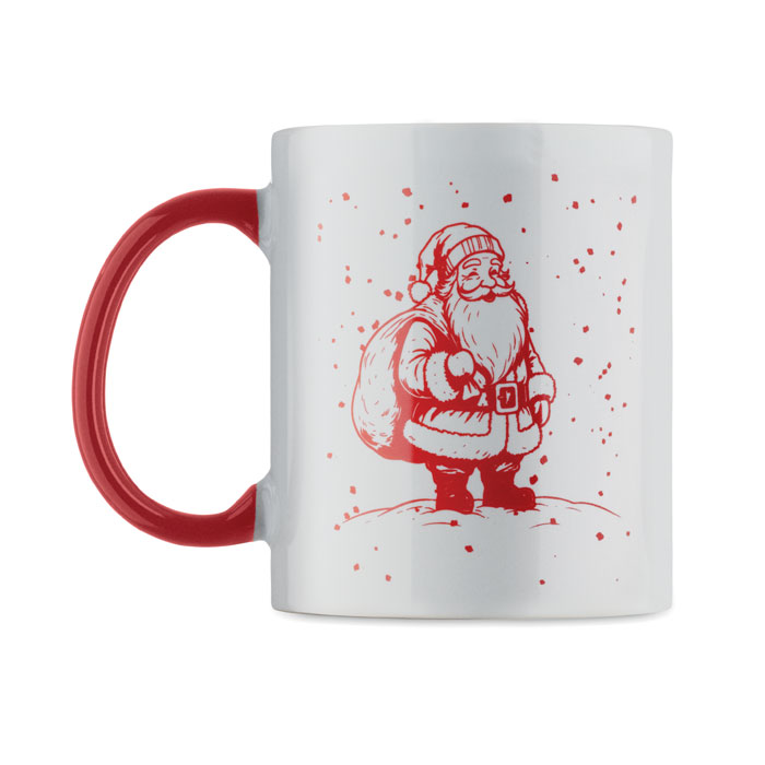 Tazza natalizia in ceramica 300 ml personalizzabile con logo