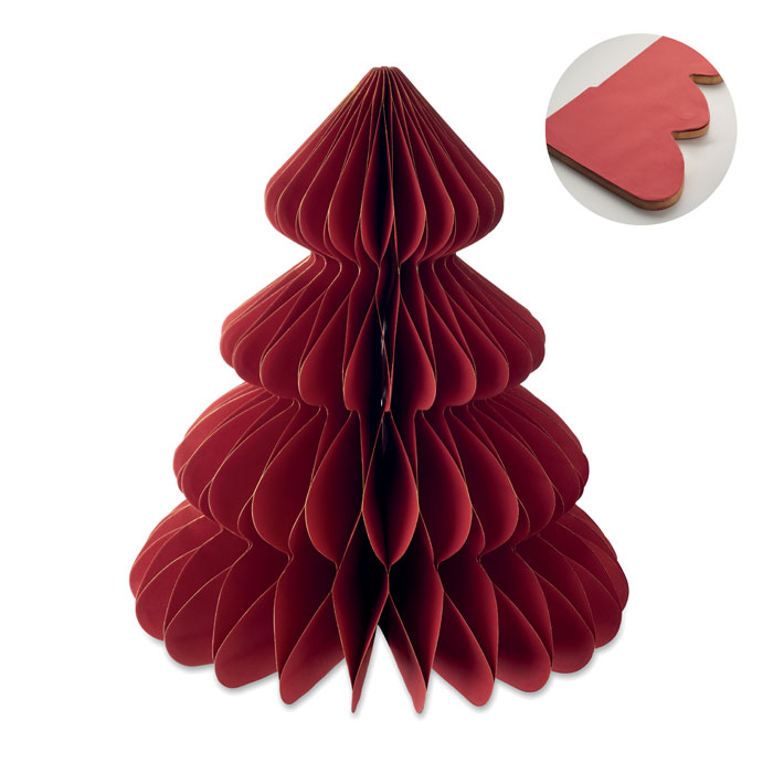 Decorazione albero di Natale in carta personalizzabile con logo