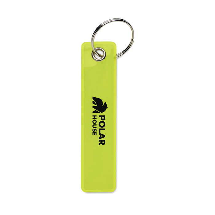 Portachiavi riflettente personalizzabile in PVC