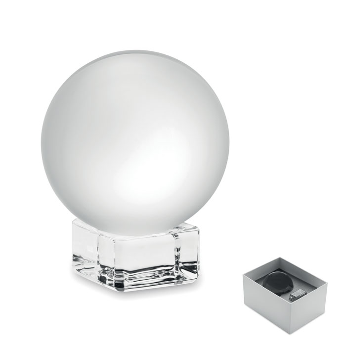 Premio a sfera personalizzabile in vetro