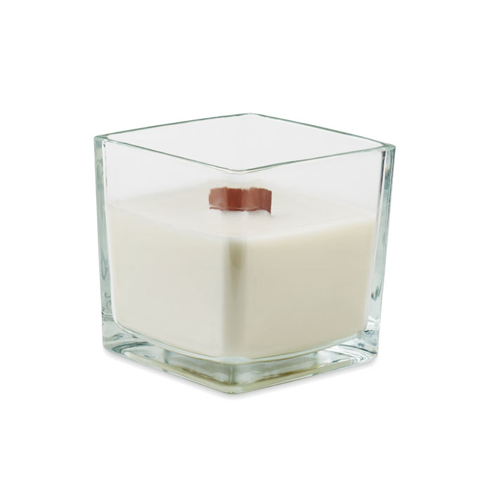 Candela in cera vegetale 600gr personalizzabile con logo