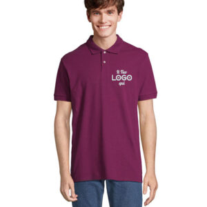 Polo loose fit unisex cotone pettinato personalizzabile con logo