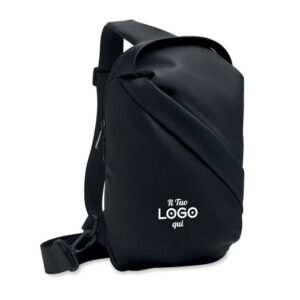 Zaino monospalla in morbido PU personalizzabile con logo