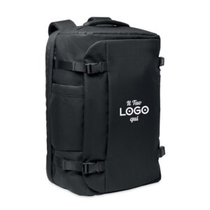 Grande zaino da viaggio per laptop da 17 pollici personalizzabile con logo