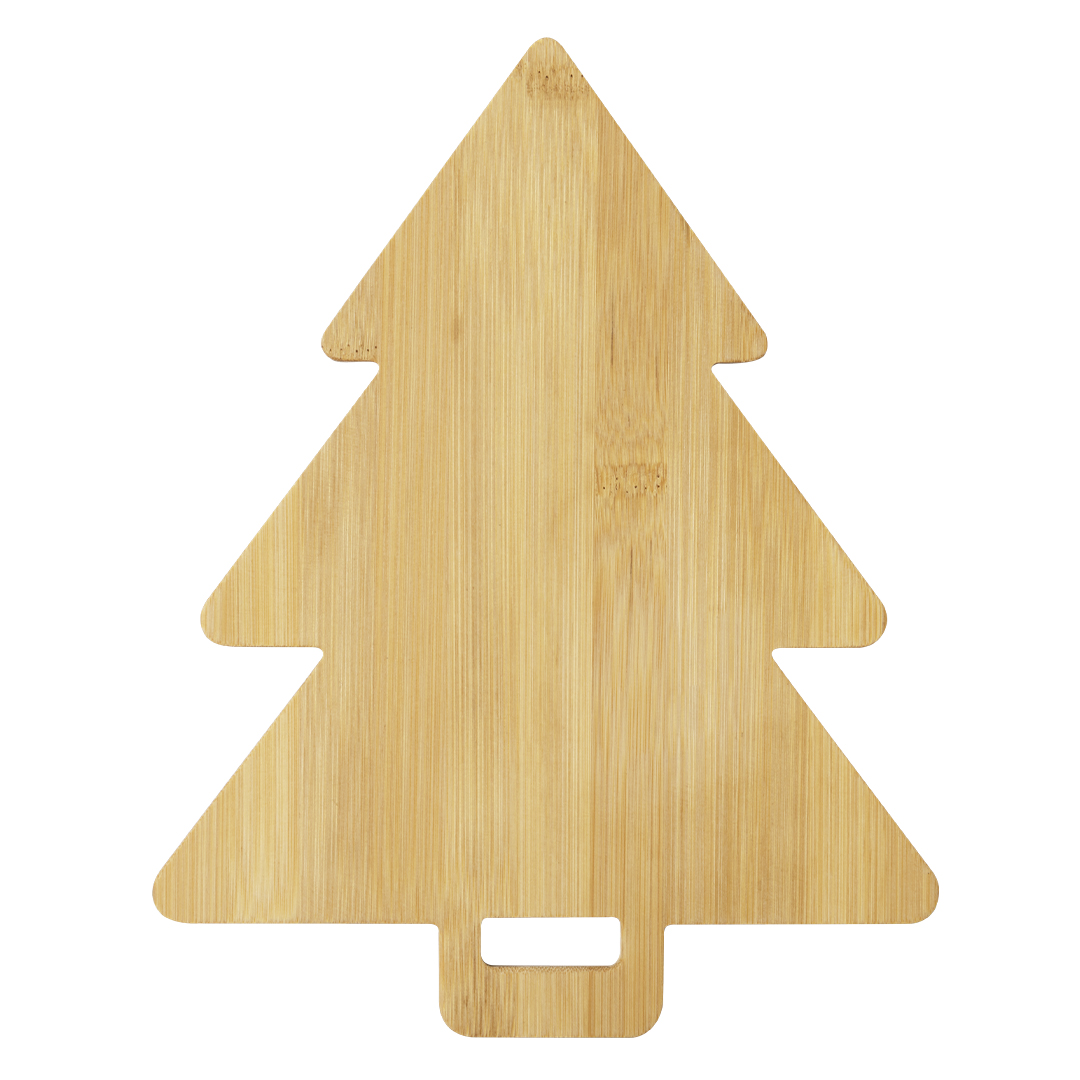 Tagliere albero di Natale personalizzabile con logo