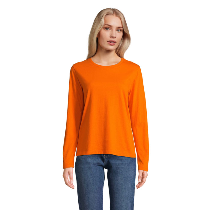 maglia donna personalizzabile arancione MIDS04443