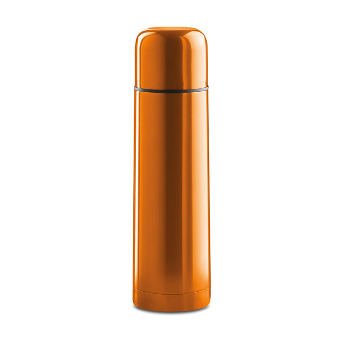 thermos personalizzabile metallo colore arancione gadget regalo aziendale MIDMO8314