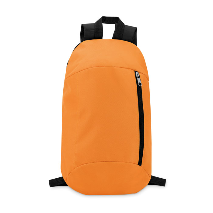 zaino leggero arancione personalizzabile LOGO azienda MIDMO9577