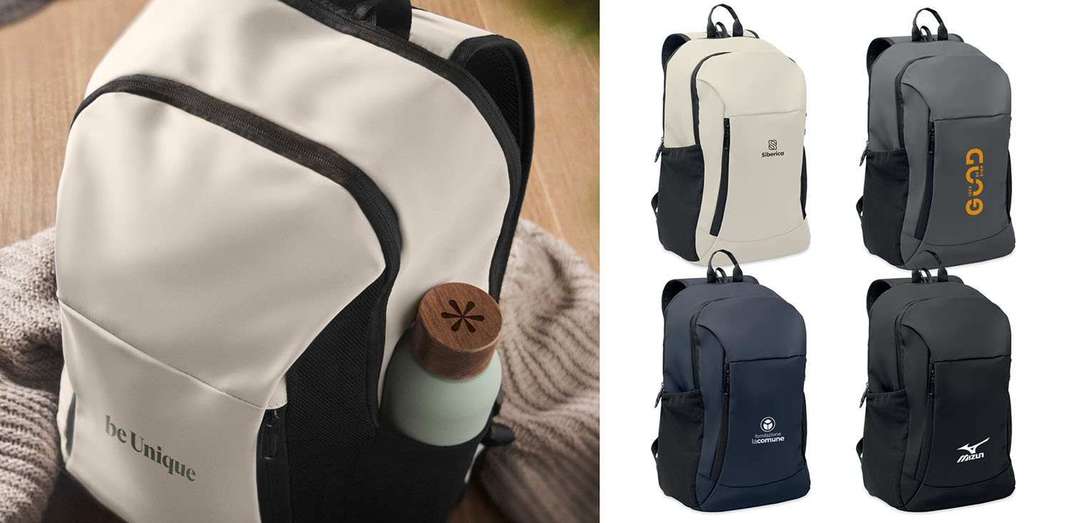 zaino porta lap-top computer personalizzabile logo aziendale regalo natale omaggio