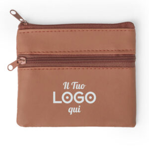Porta monete dal design allegro personalizzabile con logo
