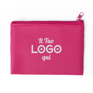 Porta monete in morbida similpelle personalizzabili con logo