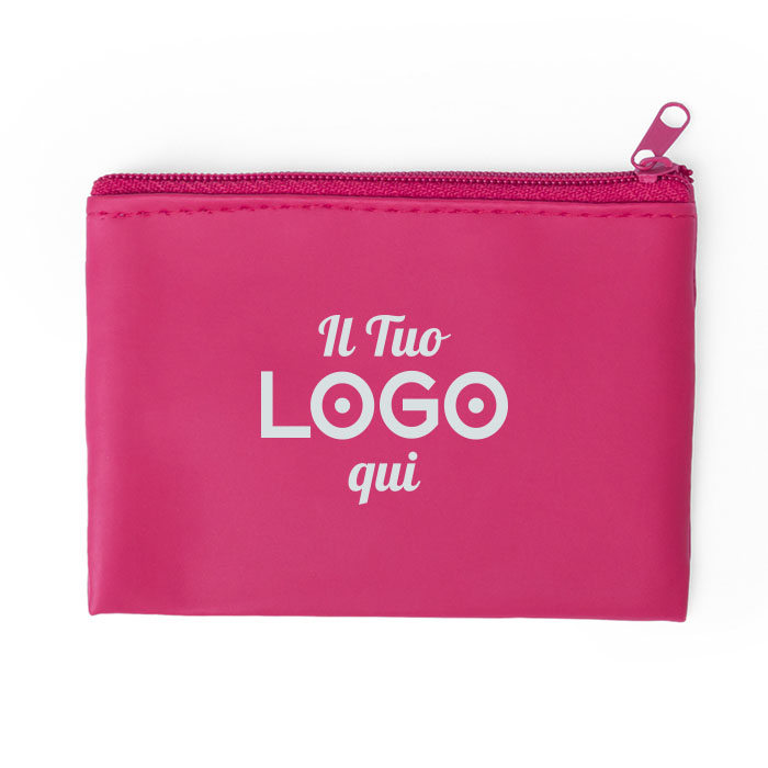 Porta monete in morbida similpelle personalizzabili con logo Porta monete in morbida similpelle personalizzabili con logo