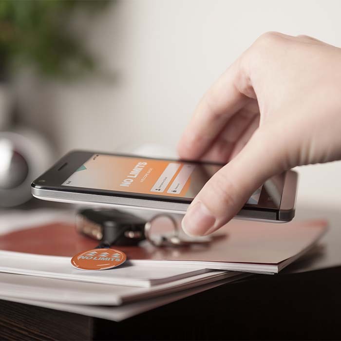 portachiavi NFC personalizzati MK5002