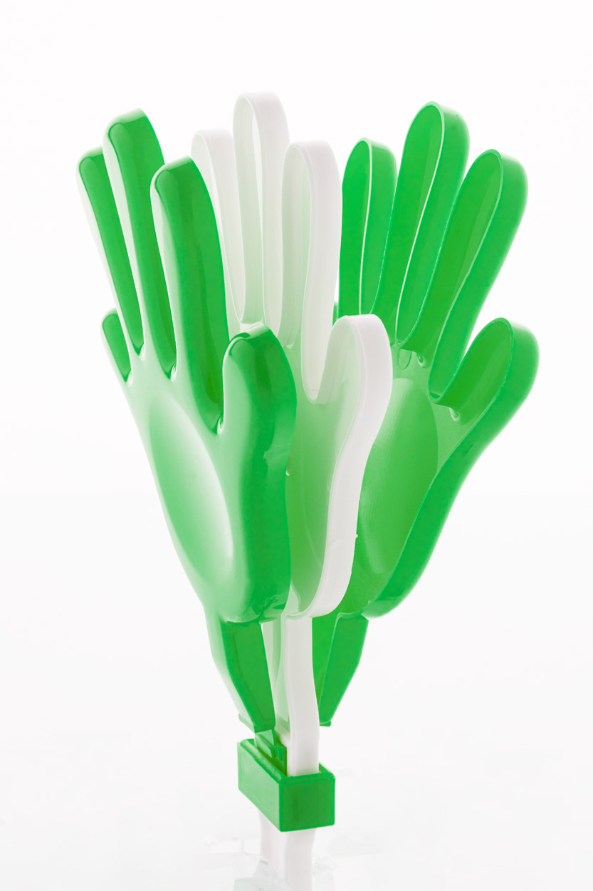 Manina per tifo e feste personalizzabile con logo