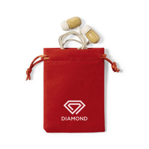 Pouch in morbida pelle scamosciata Personalizzabile