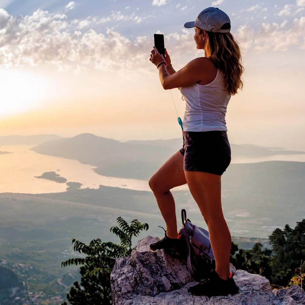 Porta Cellulare Antifurto personalizzabile ML1088 ragazza vacanza sicurezza anti rapina anti furto