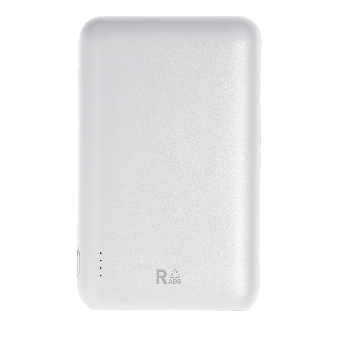 Power Bank personalizzabile con logo in ABS riciclato da 5.000 mAh - immagine 6