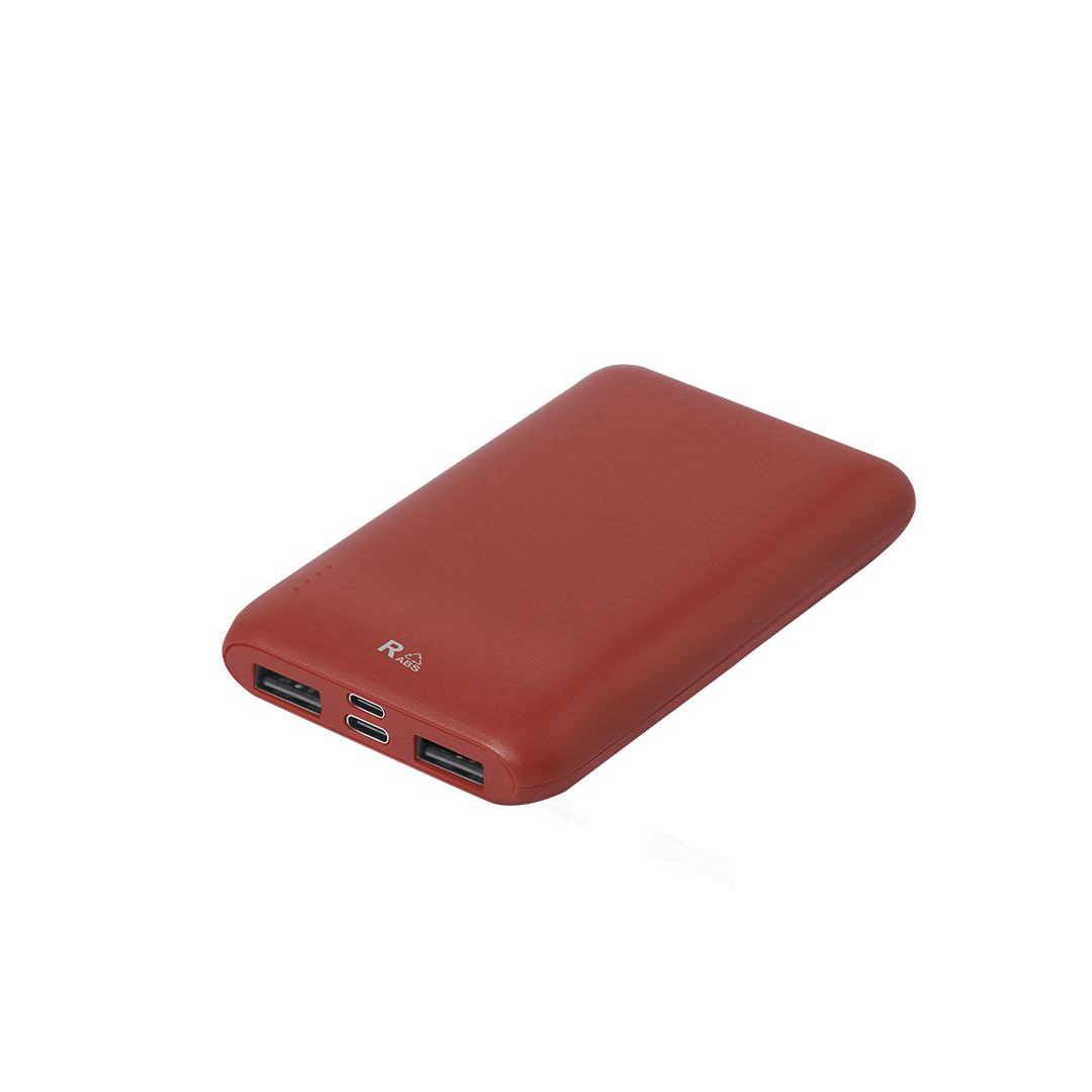 Power Bank personalizzabile con logo in ABS riciclato da 5.000 mAh - immagine 2