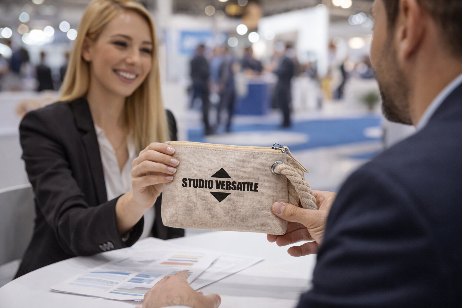 Gadget fiera personalizzati omaggi beauty case rituals