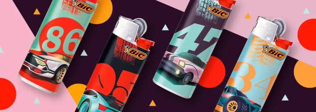 accendi BIC personalizzati