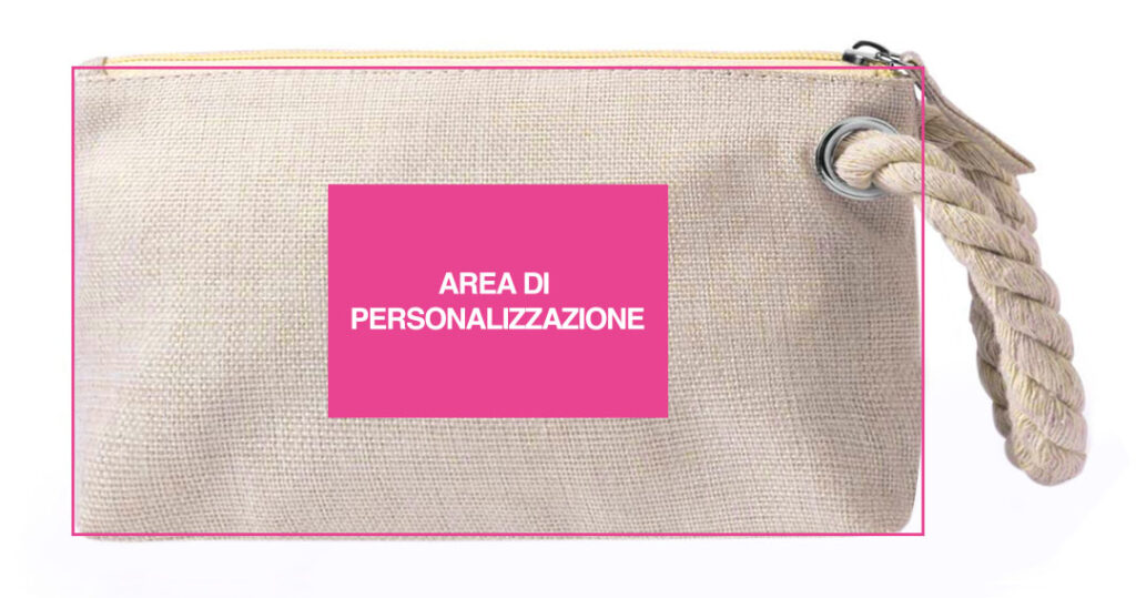 beauty case personalizzabile area di stampa MK5879
