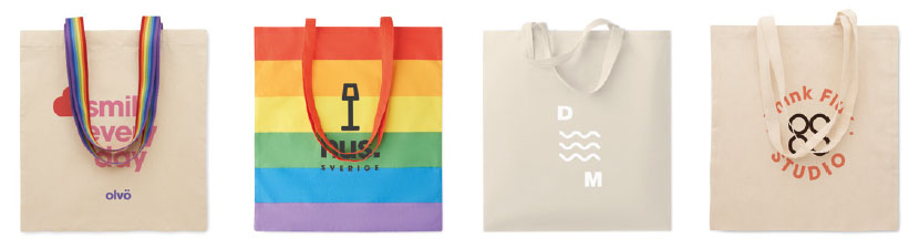 borse personalizzate cotone naturale green