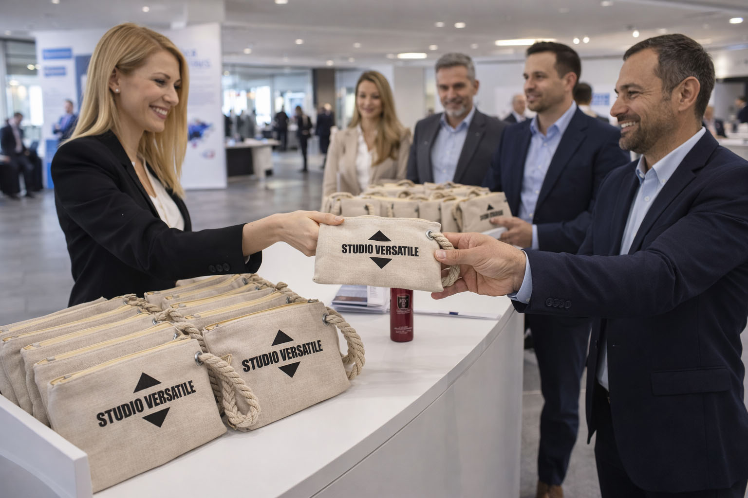 distribuzione omaggi personalizzati congresso