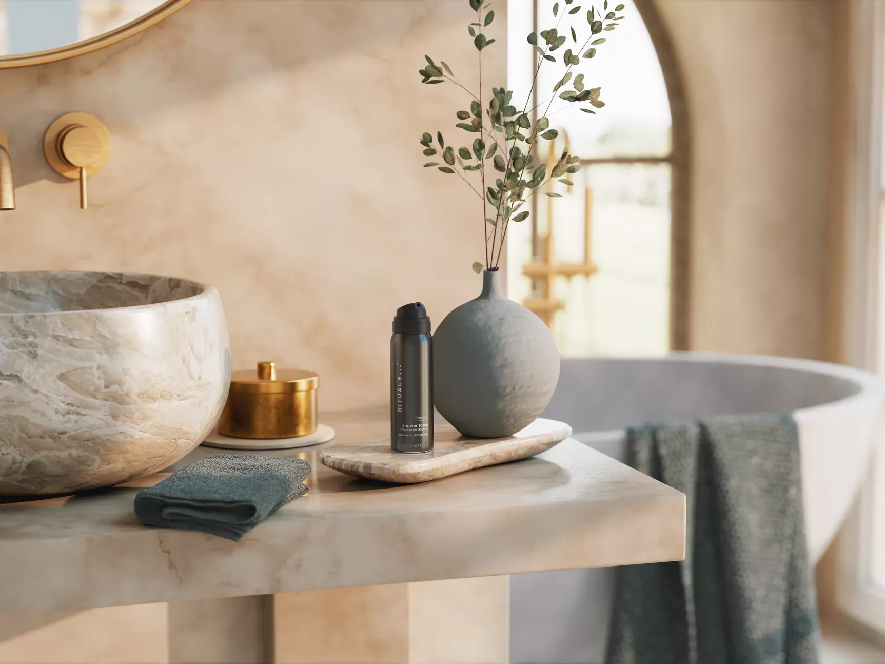 doccia schiuma RITUALS un rilassante benessere del corpo