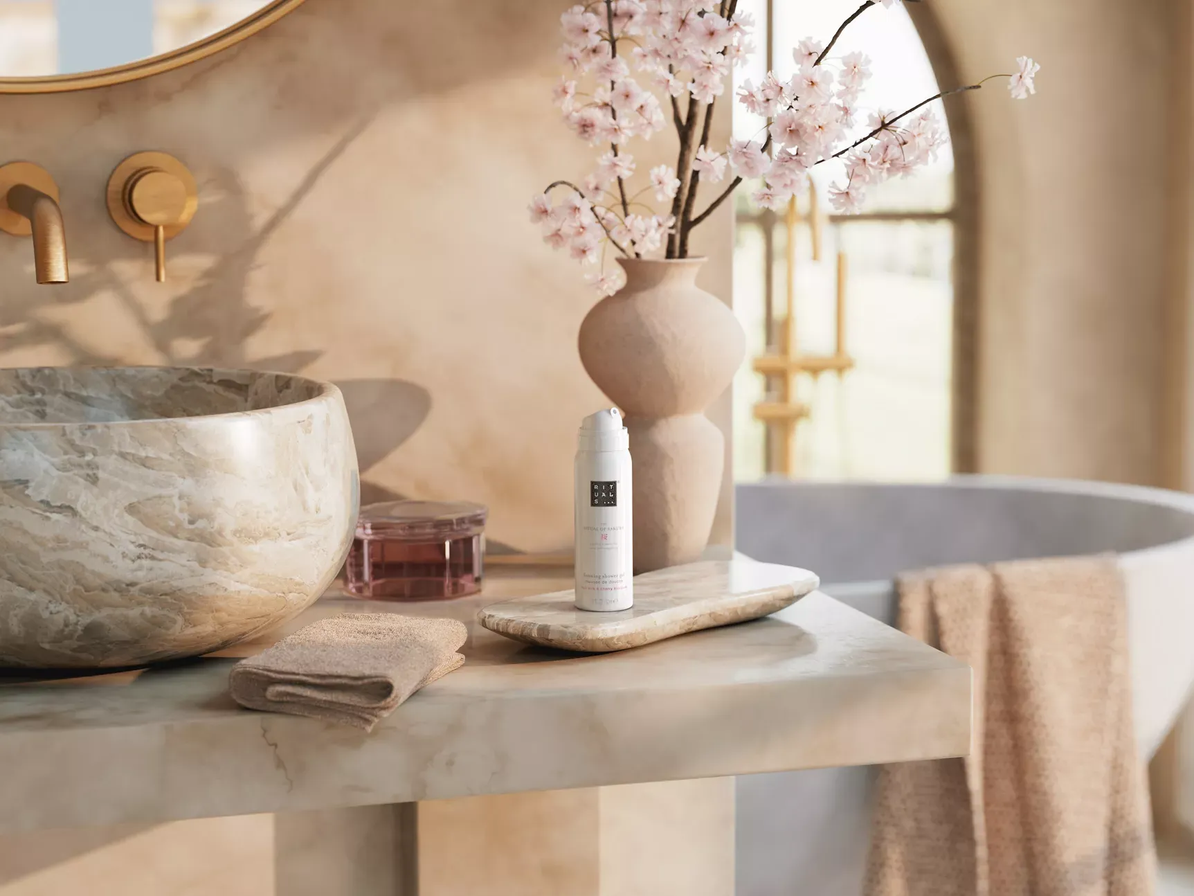 doccia schiuma RITUALS un rilassante benessere del corpo