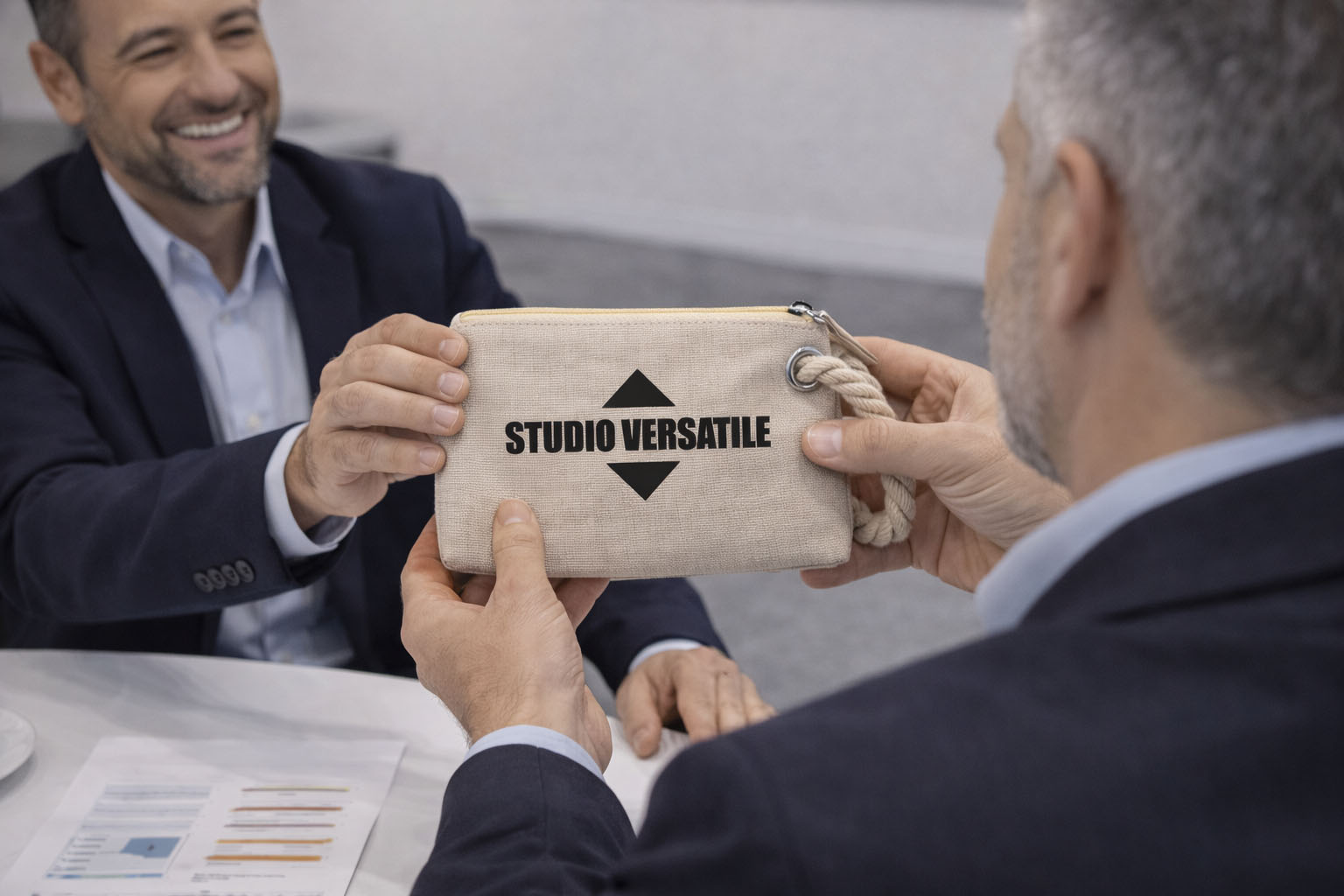 omaggio personalizzato tra commerciale e cliente regalo perfetto per primo incontro