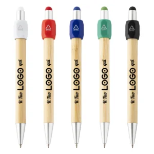Penna personalizzabile con parte rotante e touch screen