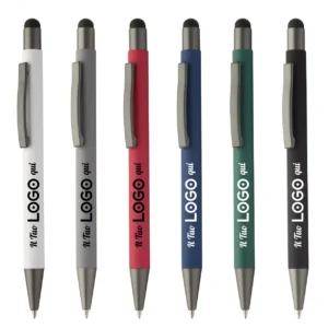 penna-personalizzabile in alluminio riciclato con touch screen