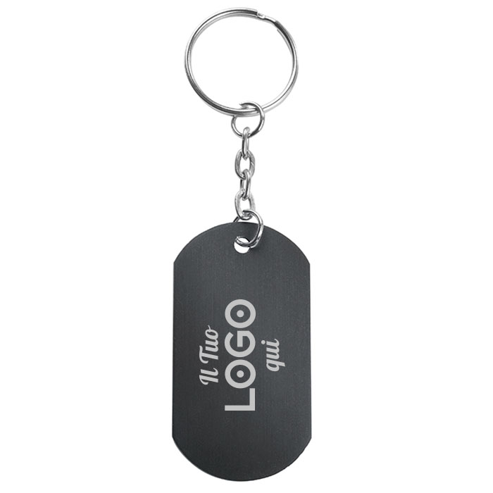Portachiavi in alluminio personalizzabile con logo