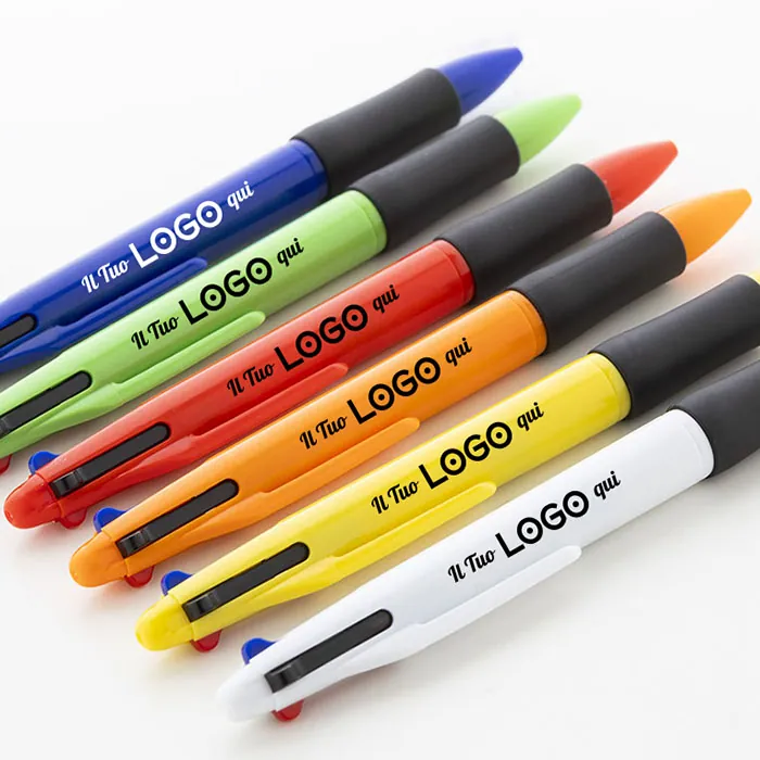Penne 4 colori personalizzabili: un solo gadget, quattro funzioni e massima visibilità per il tuo logo