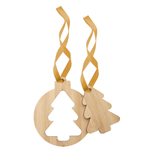 Decorazione 2 in 1 per l'albero di Natale personalizzabile con logo