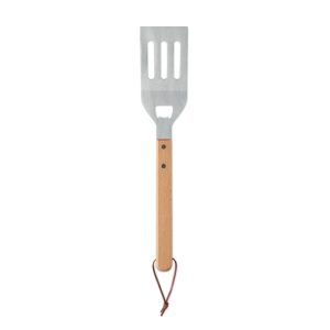 Spatola per barbecue in acciaio inox con manico in faggio