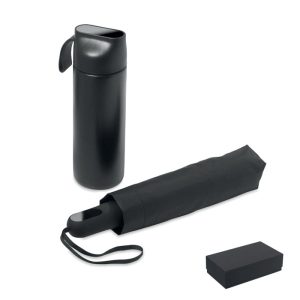 Set regalo borraccia e ombrello personalizzabile