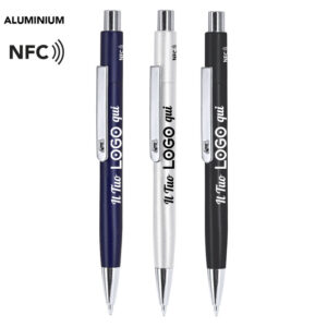 Penna in alluminio con NFC personalizzabile con logo