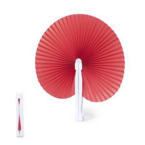 Ventaglio colorato di carta pieghevole personalizzabile con logo