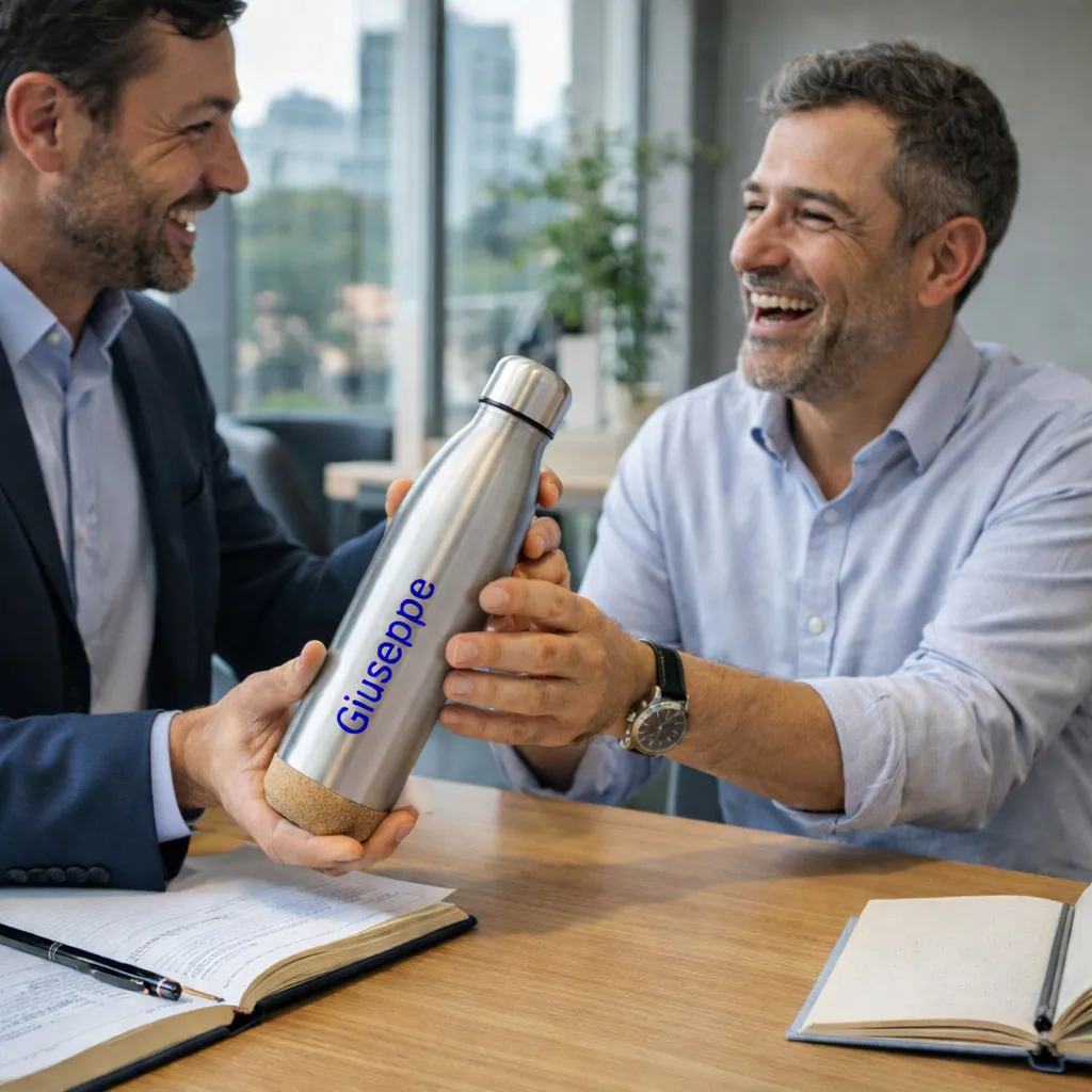 borracce personalizzate con nome per regali aziendali a clienti