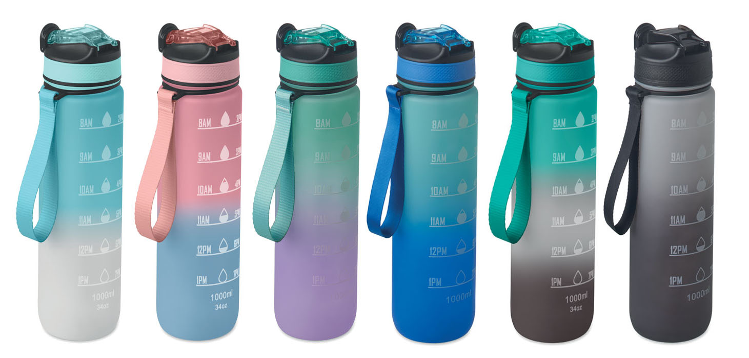 borracce personalizzate motivazionali con tacche