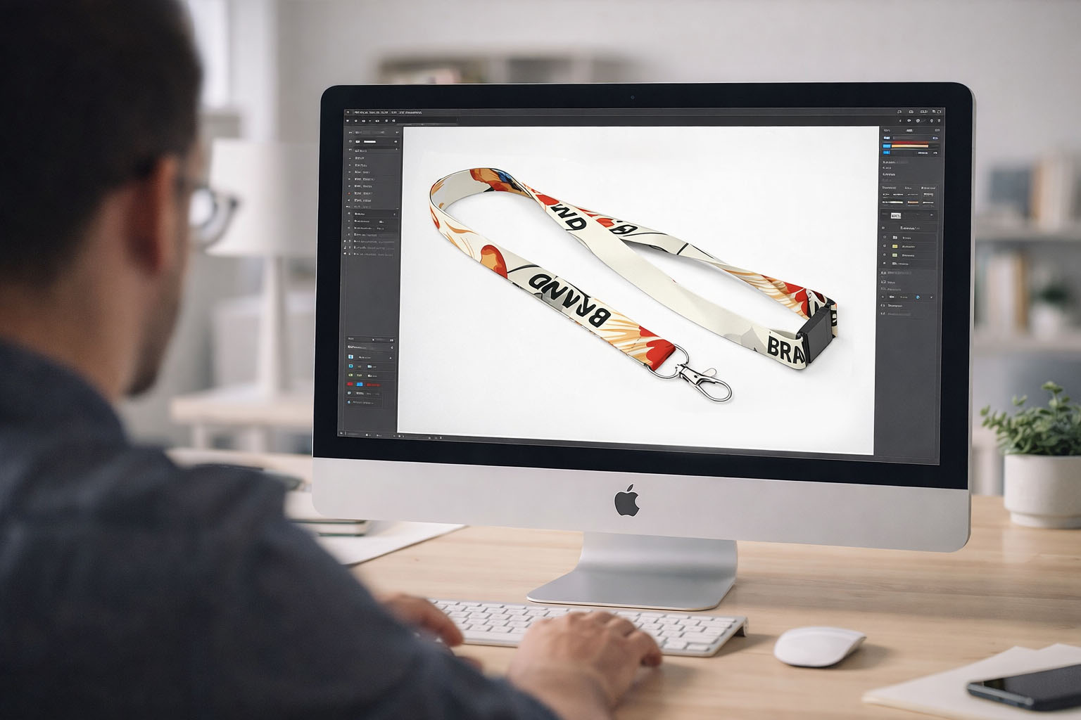 bozza grafica gratuita pre ordine lacci da collo personalizzati