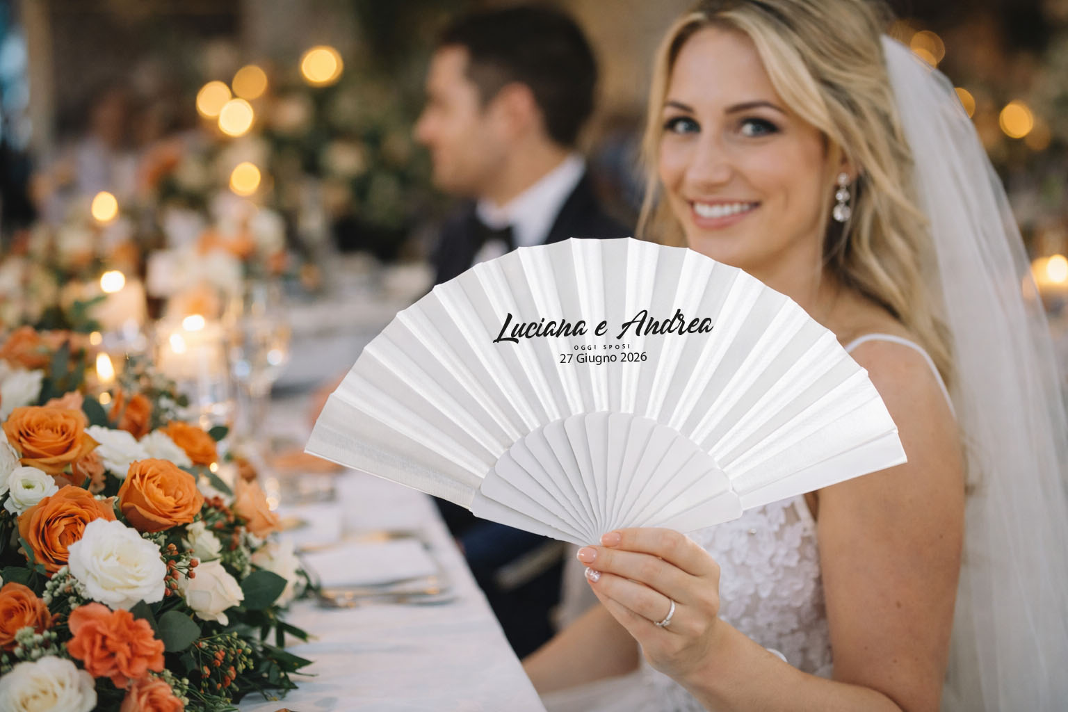 ventagli matrimonio personalizzati-nomi